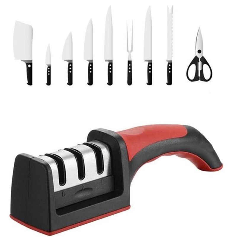 Products 800x800 - 1 3-in-1 Knife Sharpener Set with Ceramic Peeler | 3-Stage Blade Restorer - Image 9