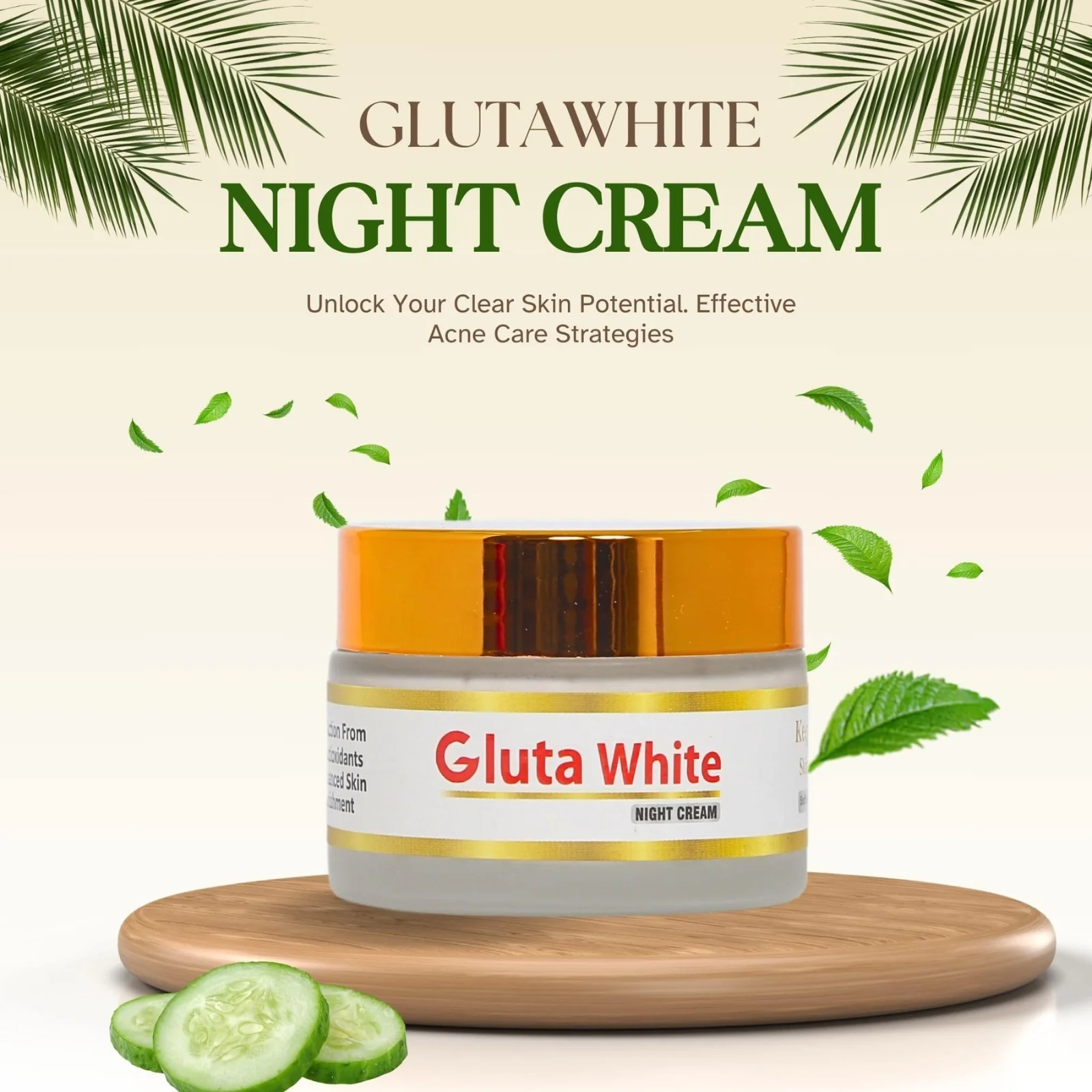 1_1754340796.webp Gluta White Day & Night Cream | Whitening Anti-Aging Hydrating 50g Face Care - Image 4