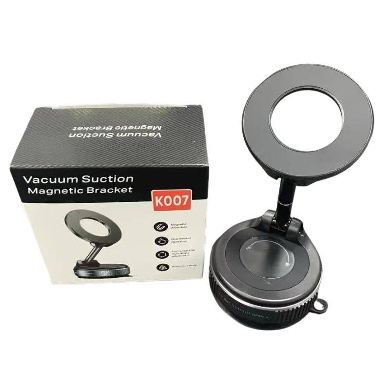 2_1756446141.webp Foldable Magnetic Car Phone Holder | 360° Rotating Suction Mount, Universal - Image 4