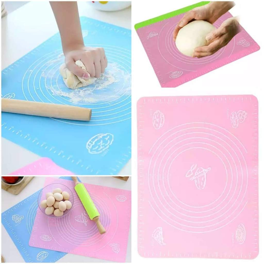 3-6_1726912275.jpg Roti Mat | Kitchen Baking Sheet | Heat-Resistant, Non-Stick & Durable | Random Color