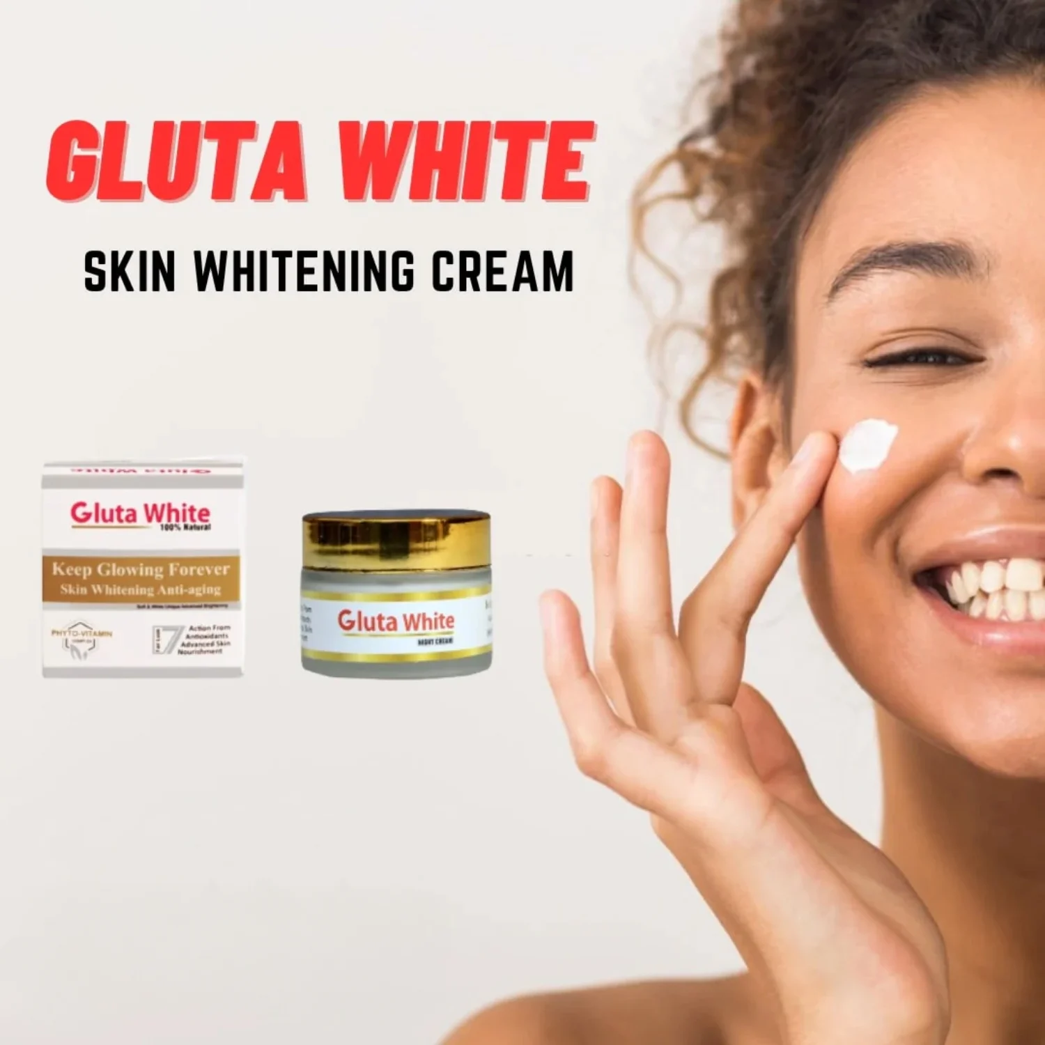 5_1754343885.webp Gluta White Day & Night Cream | Whitening Anti-Aging Hydrating 50g Face Care - Image 6