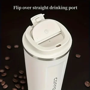 Smart Temperature Coffee Mug | 17oz Insulated Stainless Steel Travel Mug with Leakproof Lid