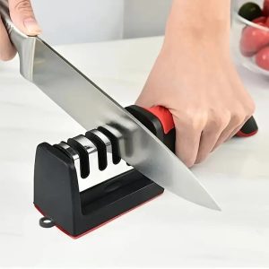 3-in-1 Knife Sharpener Set with Ceramic Peeler | 3-Stage Blade Restorer