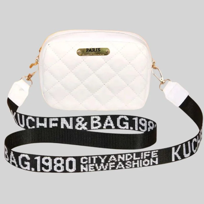 ProductImage-2025-11-24T170459.176_1763986290.webp White Leather Handbag for Girls & Women | Stylish Shoulder & Crossbody Bag | Daily Use & Gift - Image 3