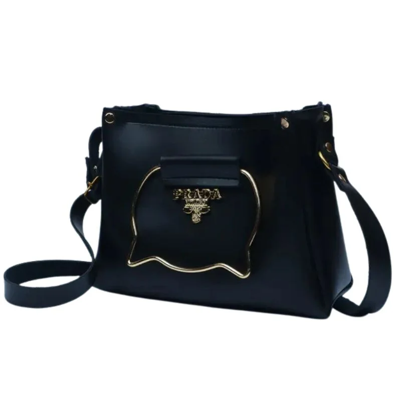 ProductImage-2025-12-13T181211.015_1765631828.webp Black Elegant Cat Handle Handbag for Girls & Ladies | Stylish Shoulder & Crossbody Bag with Gold Accents | Adjustable Strap
