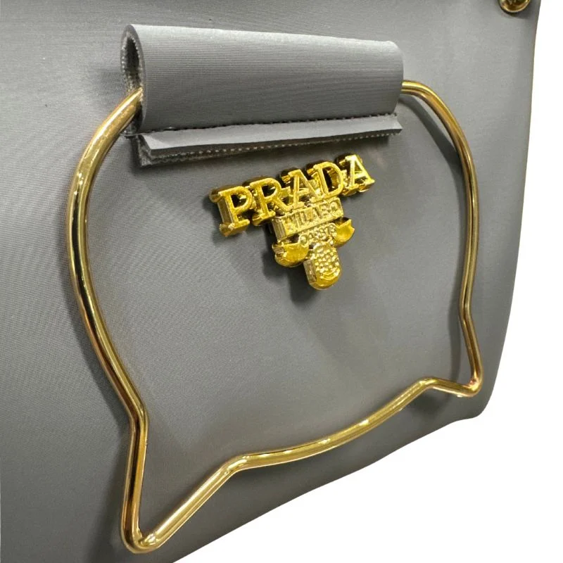 ProductImage-2026-01-09T103618.1701_1767937276.webp Gray Elegant Cat Handle Handbag for Girls & Ladies | Stylish Shoulder & Crossbody Bag with Gold Accents | Adjustable Strap