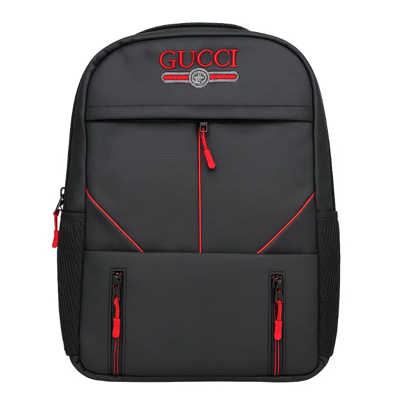 Untitleddesign51_1756563360.webp Multi-Functional Travel Backpack | Business Daypack with Laptop Compartment | Black & Red - Image 3