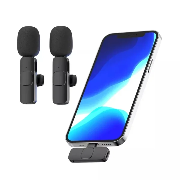K8 Type-C Wireless Lavalier Microphone | Portable Noise-Cancelling | Mic for Android, Vlogging & Live Streaming - Image 3