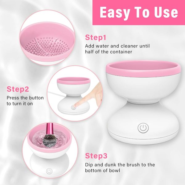 Makeup Brush Cleaner Machine Electric Makeup Brush Cleanerrandom Color 7 1730534833
